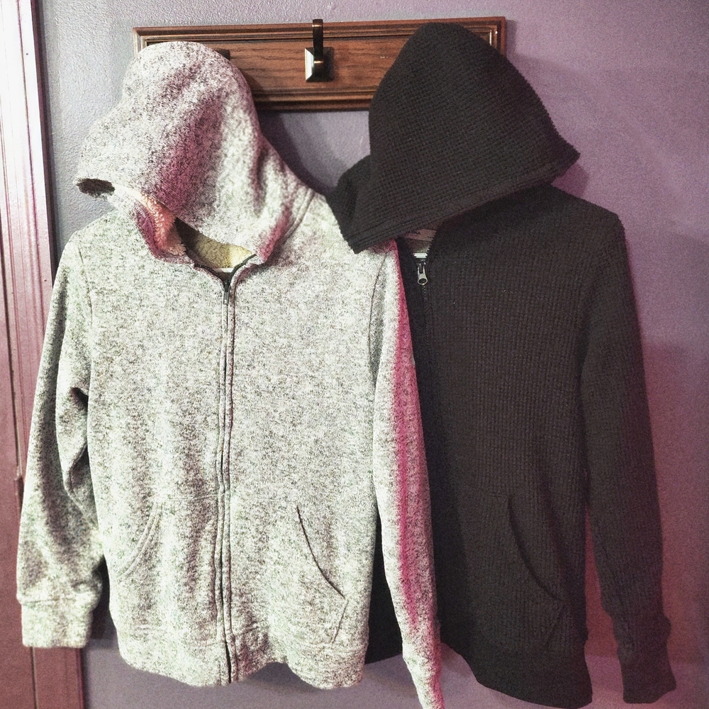 Sonoma Kids Gray and Black Hoodies